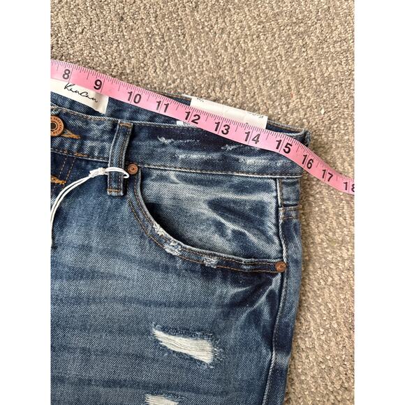 KanCan 90’s Flare distressed denim jeans womens 9/28 Tall - Picture 4 of 10